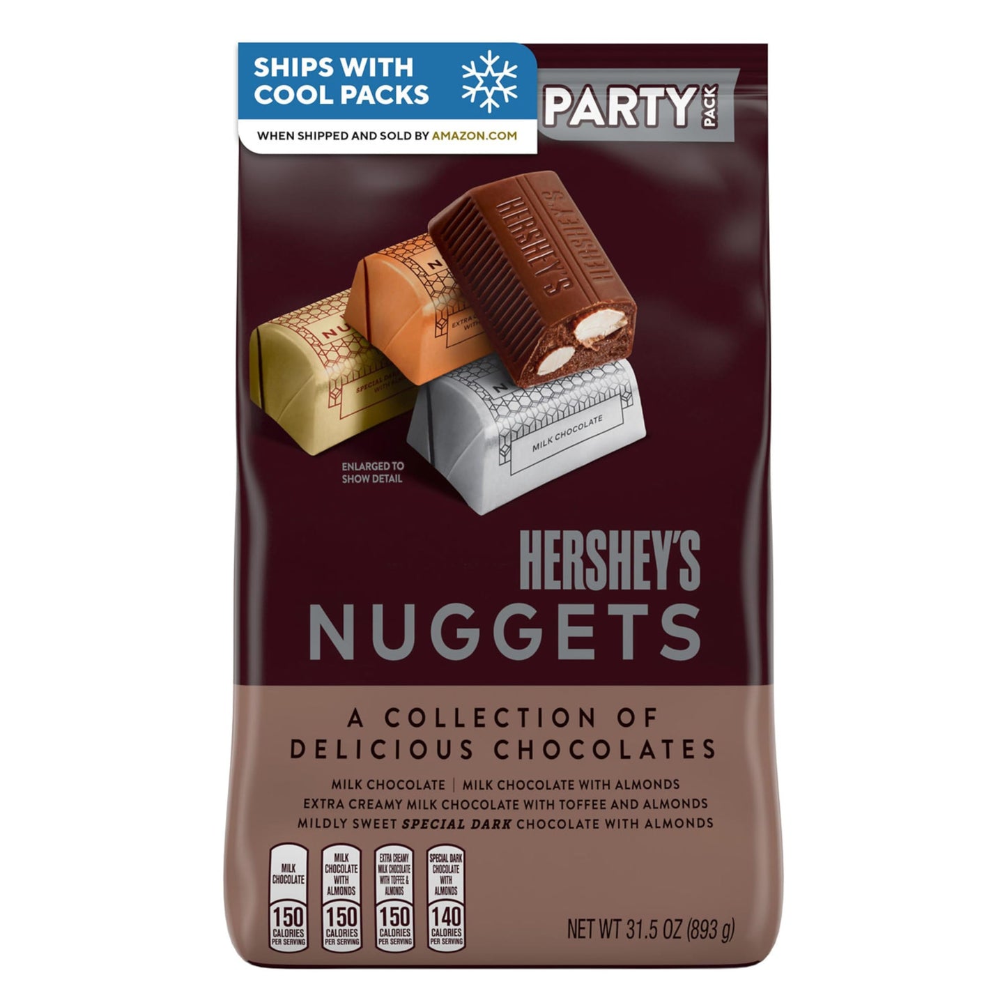 Assorted Chocolate Nuggets – Party Pack, 31.5 oz