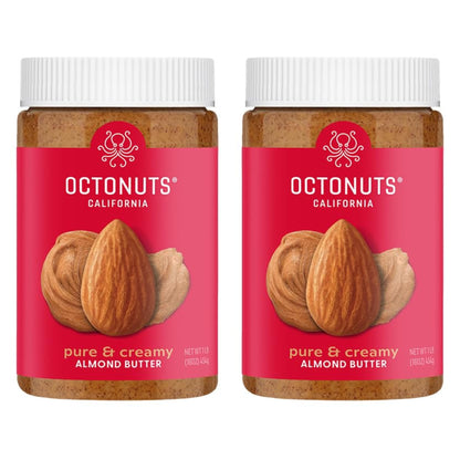 Creamy Nut Butter – Single Ingredient, 16 oz