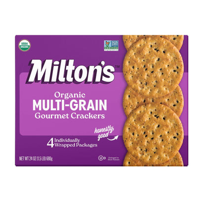 Organic Multigrain Crackers – Non-GMO, 24 oz