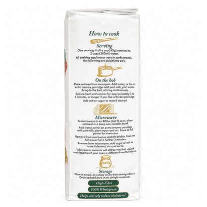 Stoneground Scottish Oatmeal – Fine Texture, 6-Pack