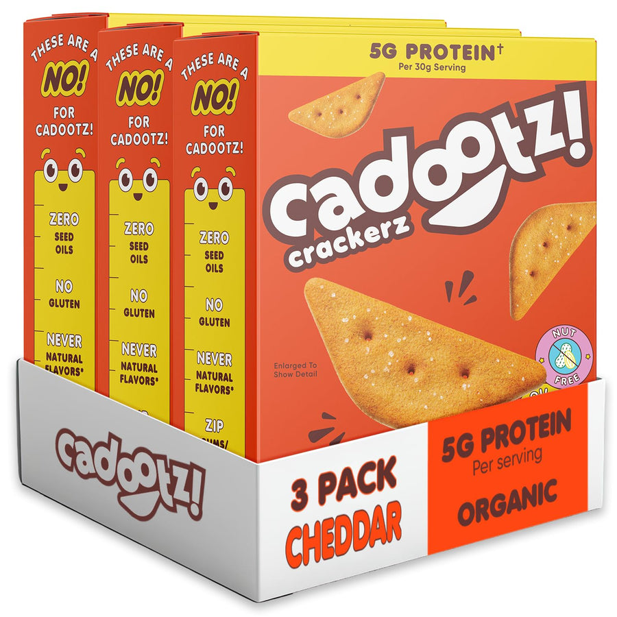 Organic Protein Crackers – Gluten-Free, 6-Pack