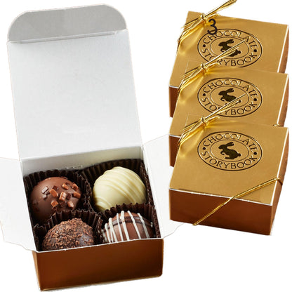 Chocolate Truffle Assortment – 4-Piece Gift Box