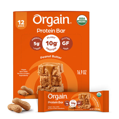 Organic Plant Protein Bars – Peanut Butter Chocolate