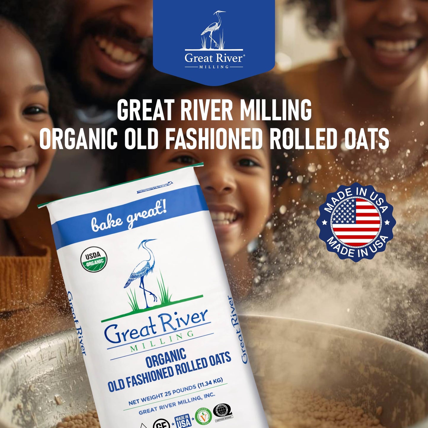 Great River Milling Organic Old Fashioned Rolled Oats