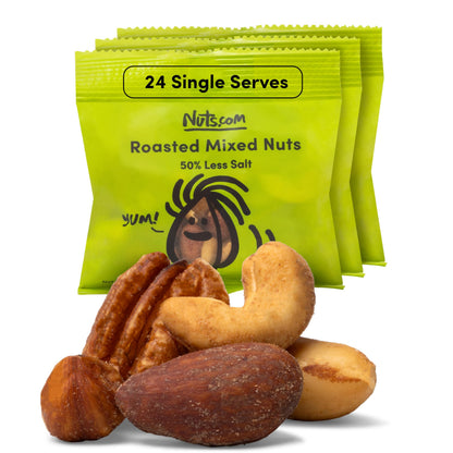 Deluxe Roasted Mixed Nuts – 50% Less Sodium