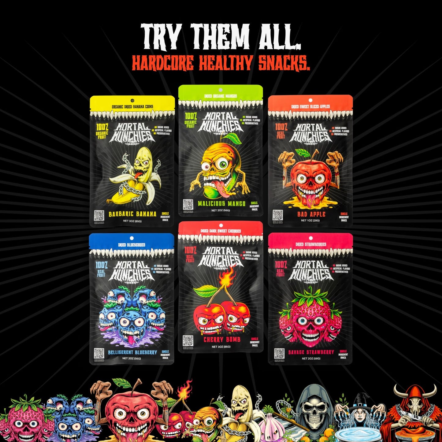 Dried Fruit Snacks – No Added Sugar, Non-GMO