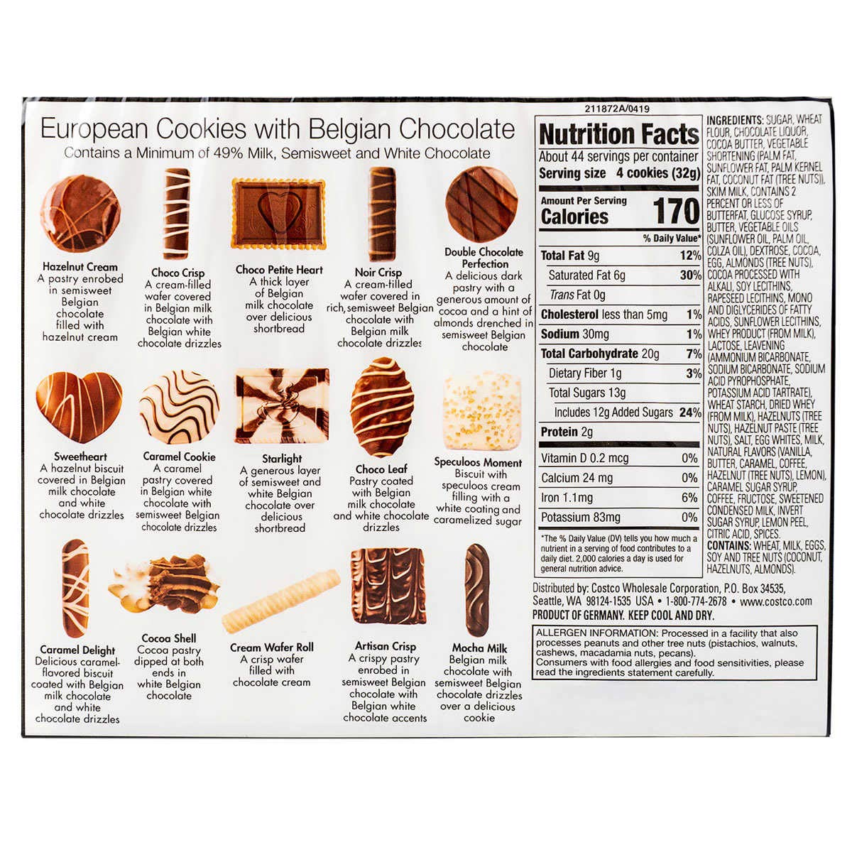European Cookies – Belgian Chocolate Assortment