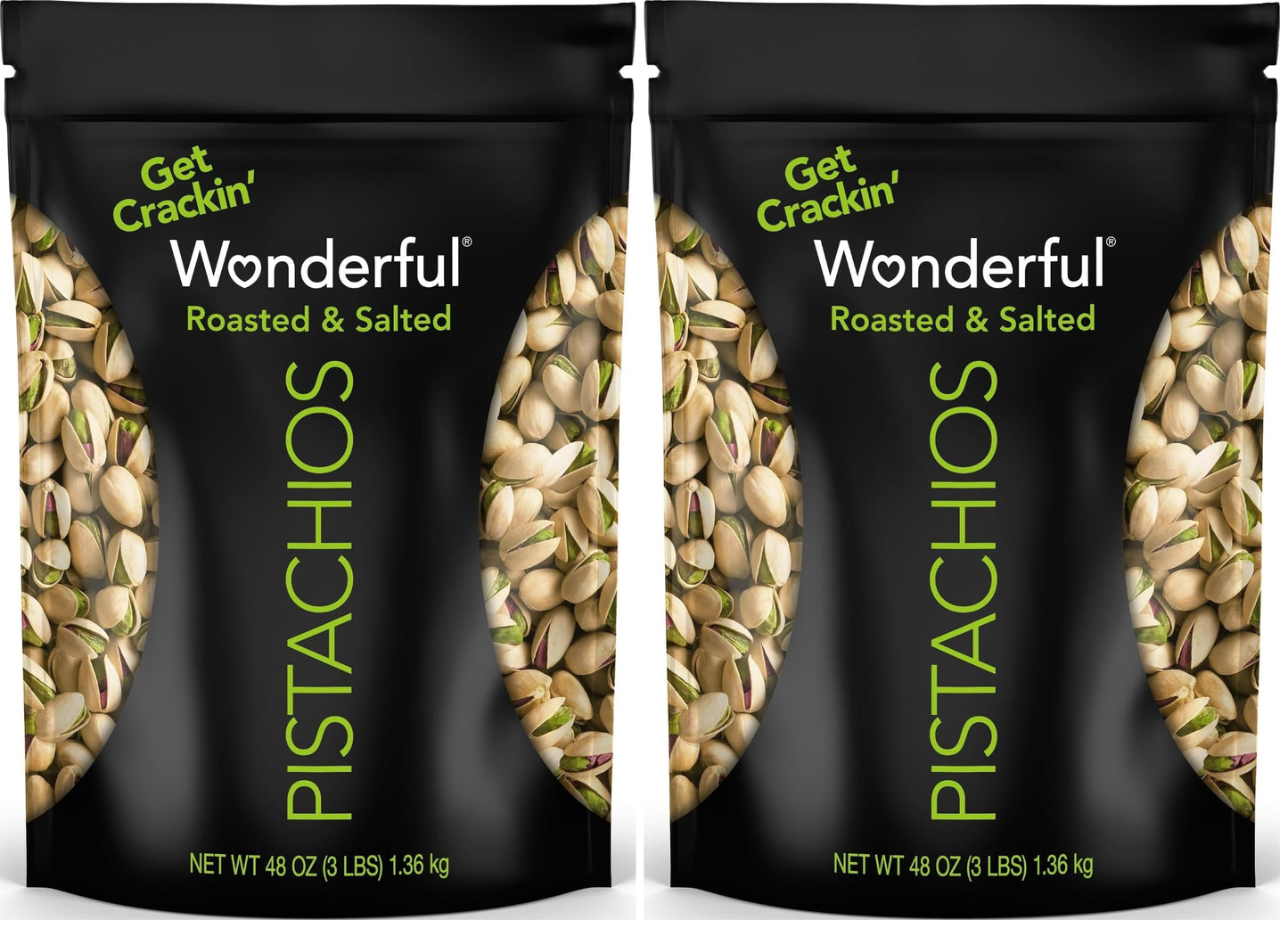 Roasted & Salted Pistachios – In-Shell, 48 oz