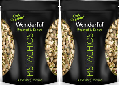 Roasted & Salted Pistachios – In-Shell, 48 oz