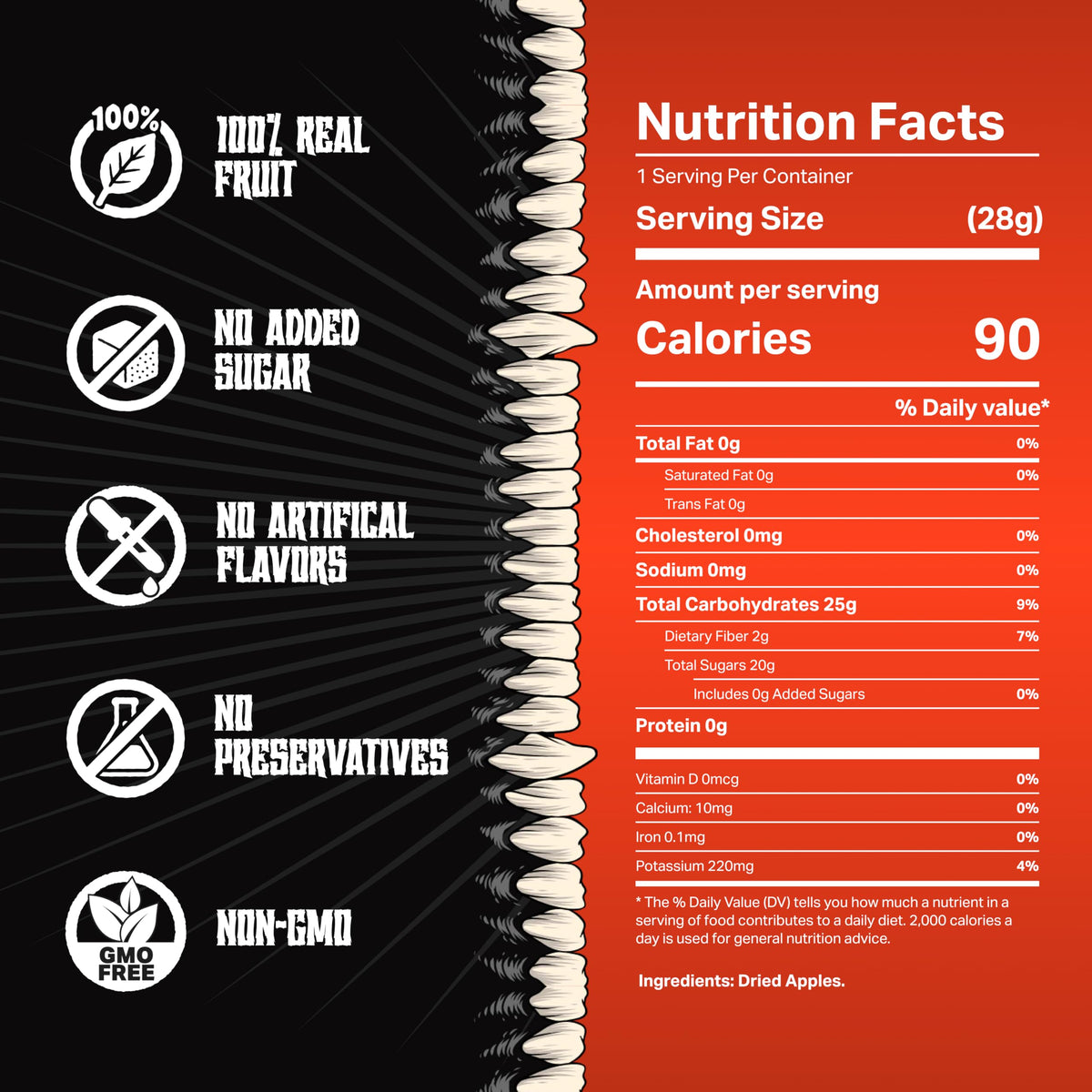 Dried Fruit Snacks – No Added Sugar, Non-GMO
