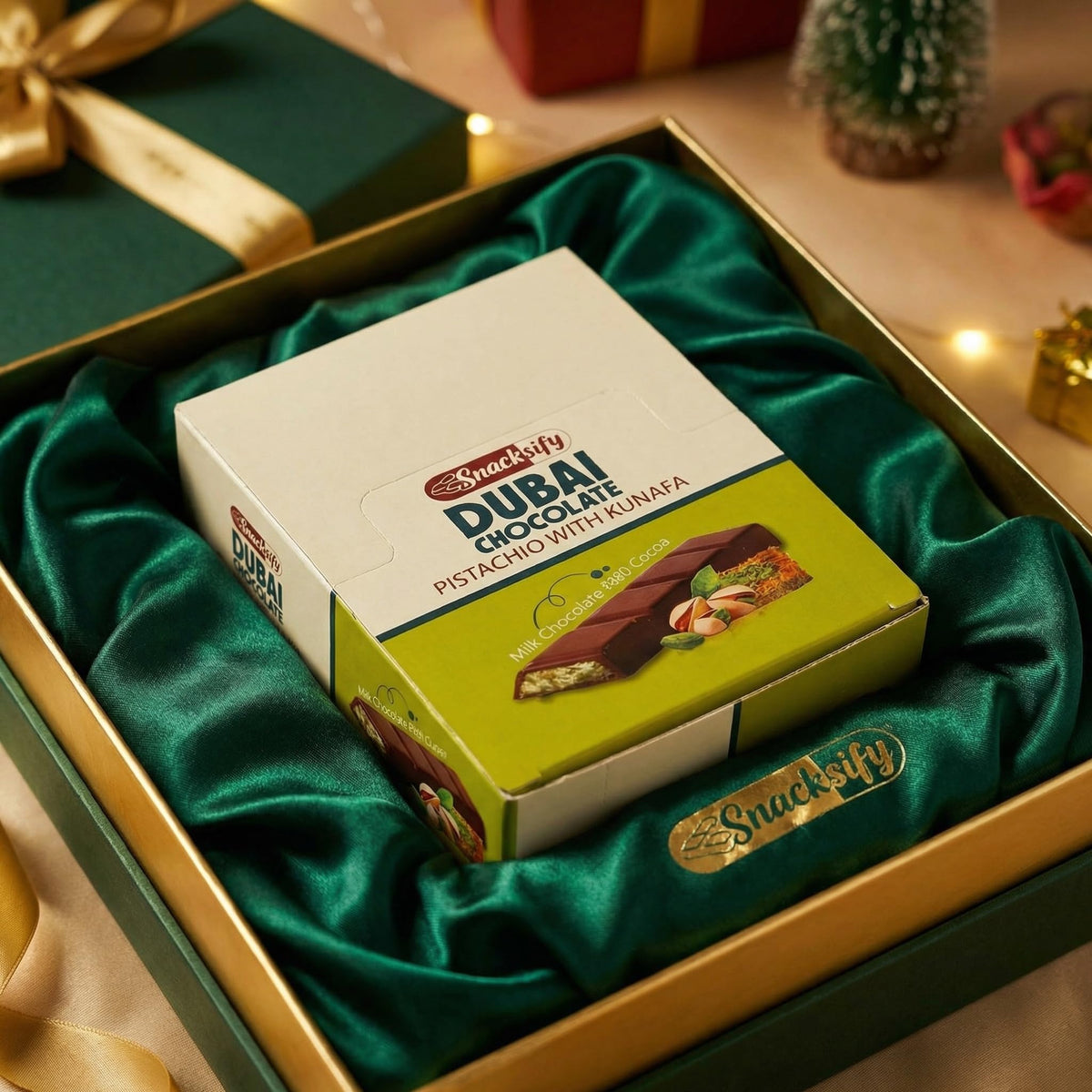 Dubai Chocolate Bars – Pistachio Kunafa, 24-Pack
