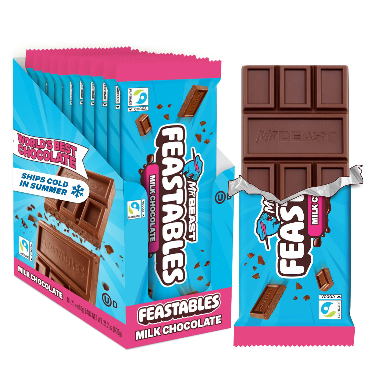 Chocolate Candy Bar – Fairtrade Cocoa, King Size
