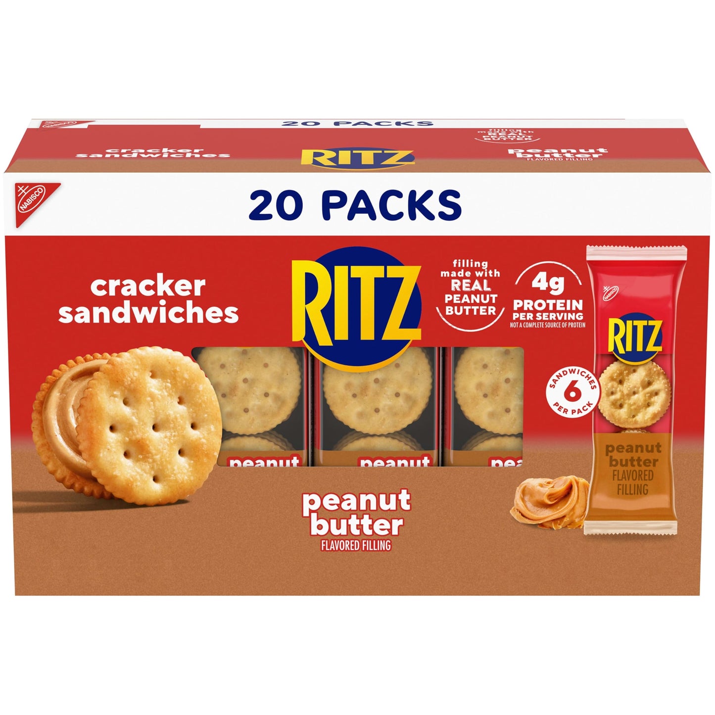 Peanut Butter Sandwich Crackers – Crisp & Creamy