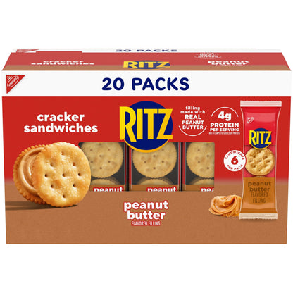 Peanut Butter Sandwich Crackers – Crisp & Creamy