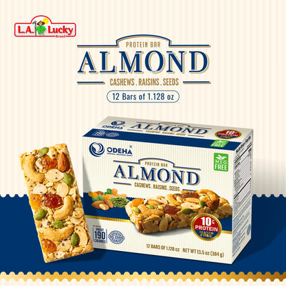 Almond Protein Bars – Vegan Nut & Seed Blend
