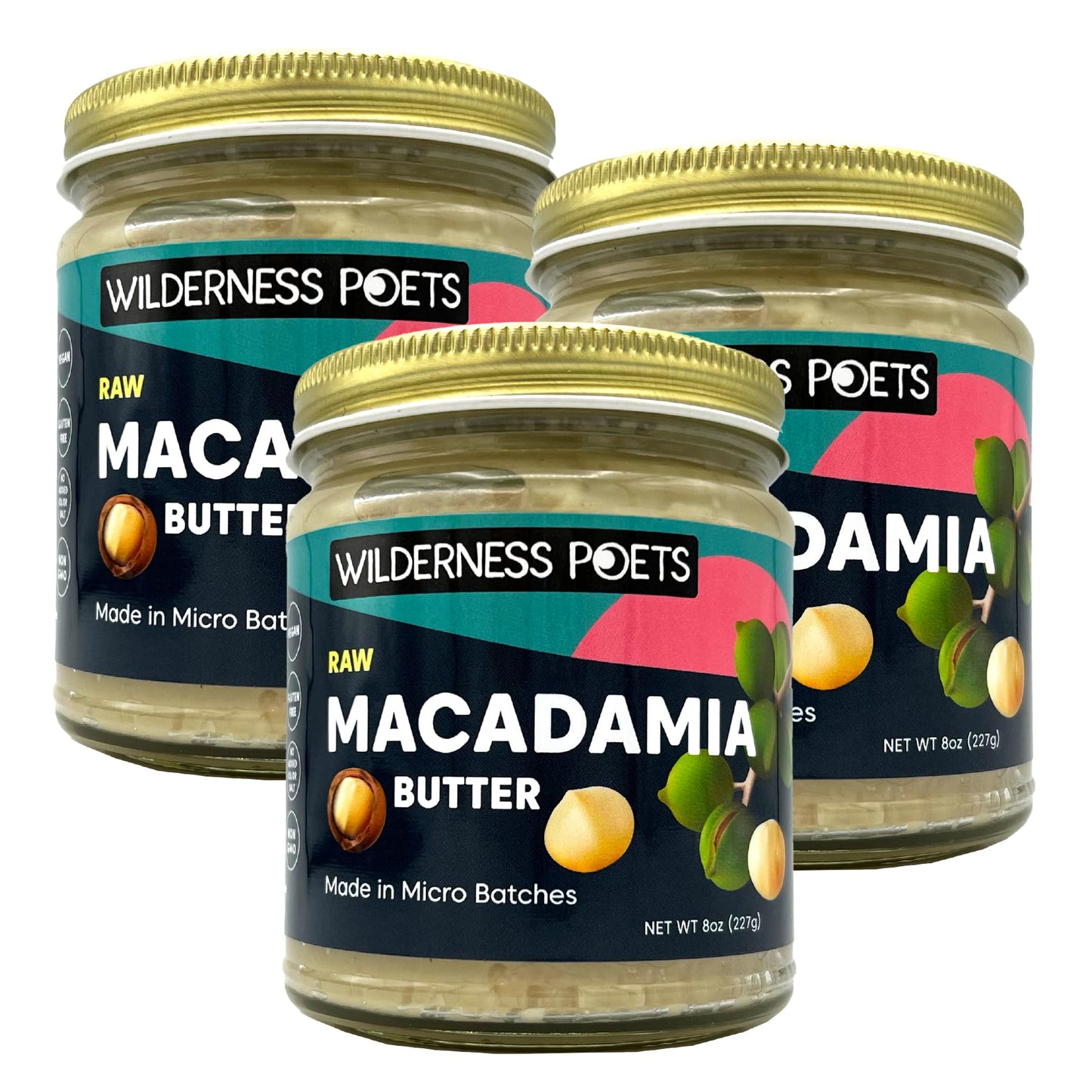 Wilderness Poets Raw Macadamia Butter