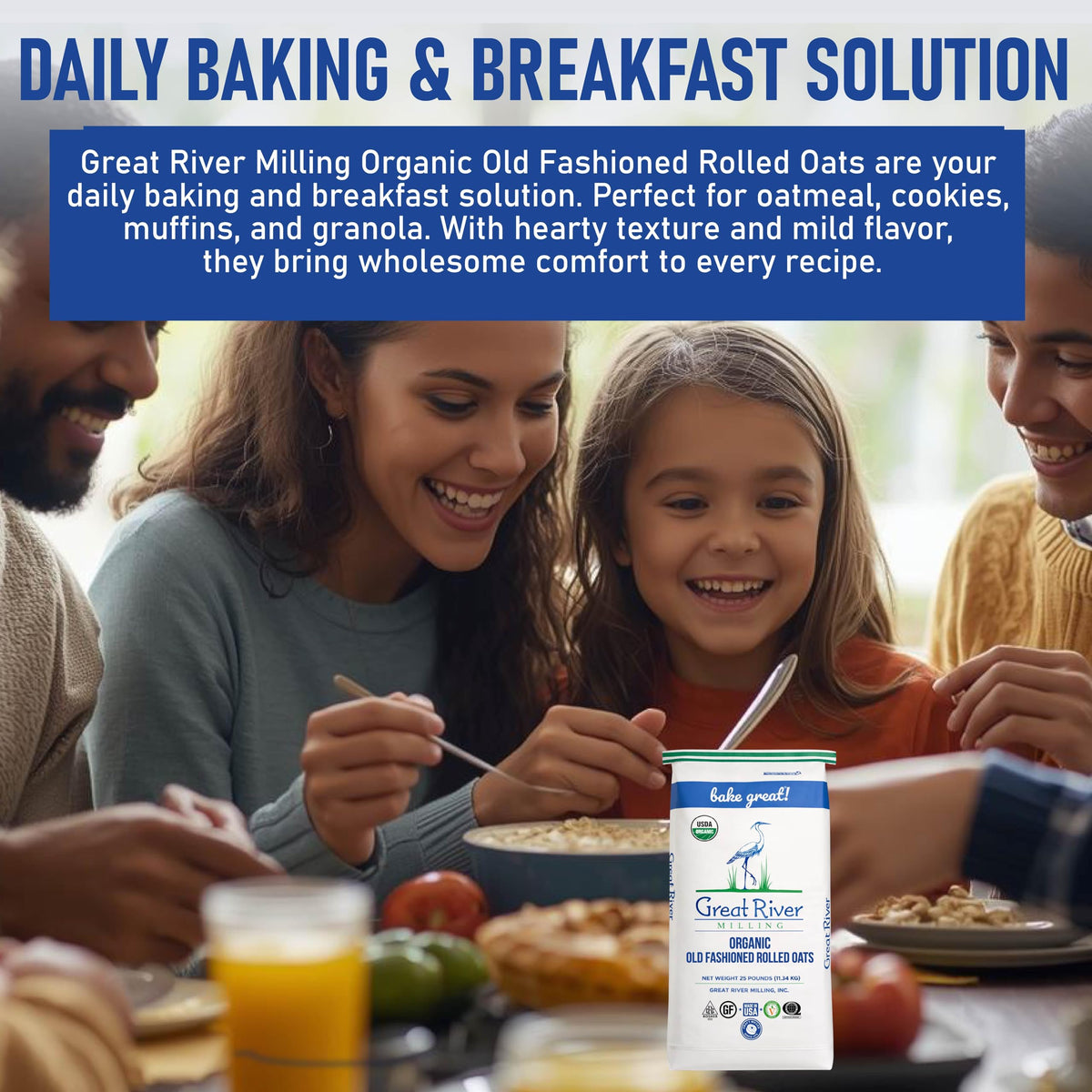 Great River Milling Organic Old Fashioned Rolled Oats