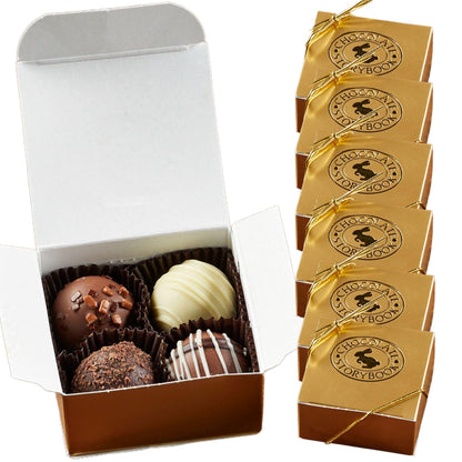 Chocolate Truffle Assortment – 4-Piece Gift Box