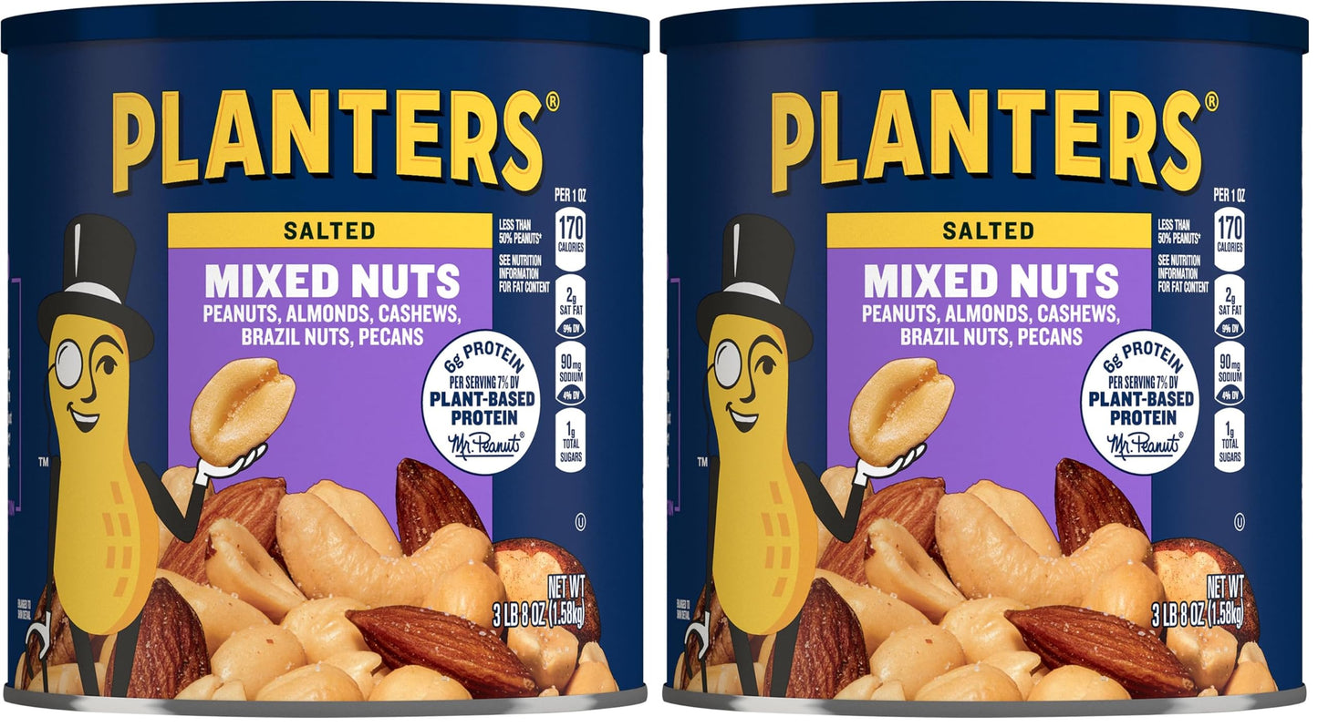 Salted Mixed Nuts – Plant-Based Protein, 27 oz