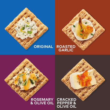 Whole Grain Wheat Crackers – 4-Flavor Variety Pack