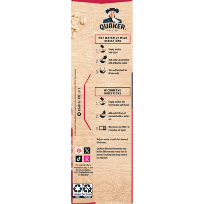 Instant Oatmeal – Maple Brown Sugar, 48 Packets