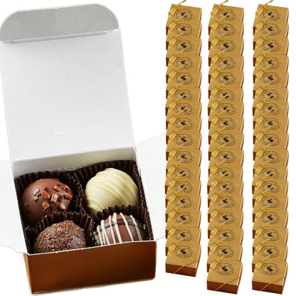 Chocolate Truffle Assortment – 4-Piece Gift Box