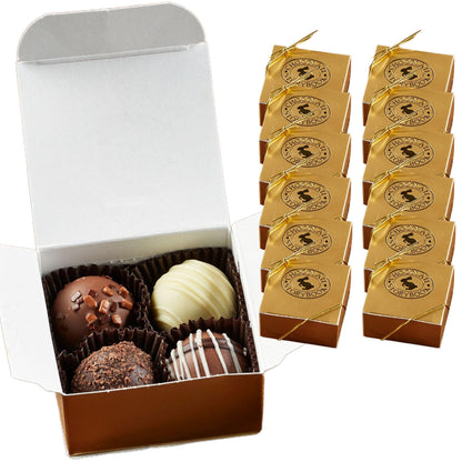 Chocolate Truffle Assortment – 4-Piece Gift Box