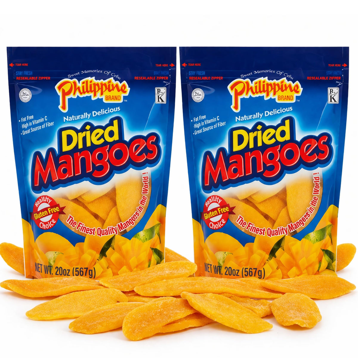 Dried Mango Slices – Naturally Sweet, 20 oz