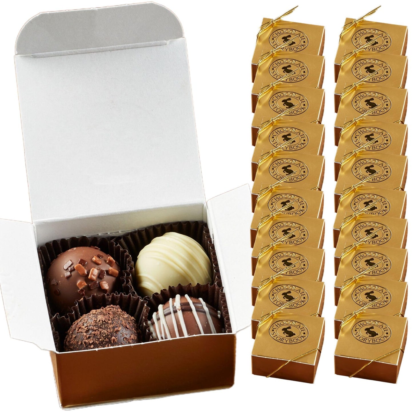 Chocolate Truffle Assortment – 4-Piece Gift Box