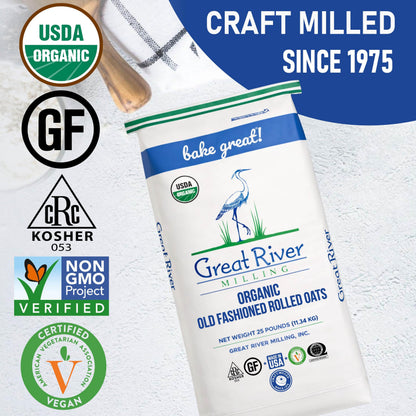 Great River Milling Organic Old Fashioned Rolled Oats