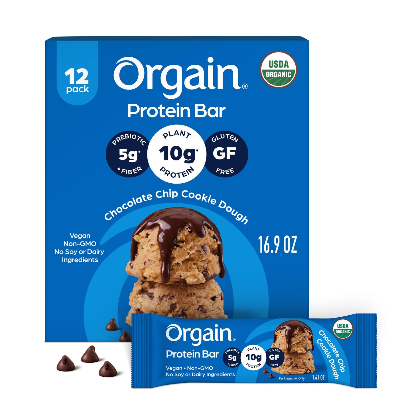 Organic Plant Protein Bars – Peanut Butter Chocolate