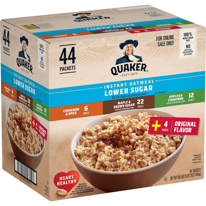 Instant Oatmeal – Maple Brown Sugar, 48 Packets