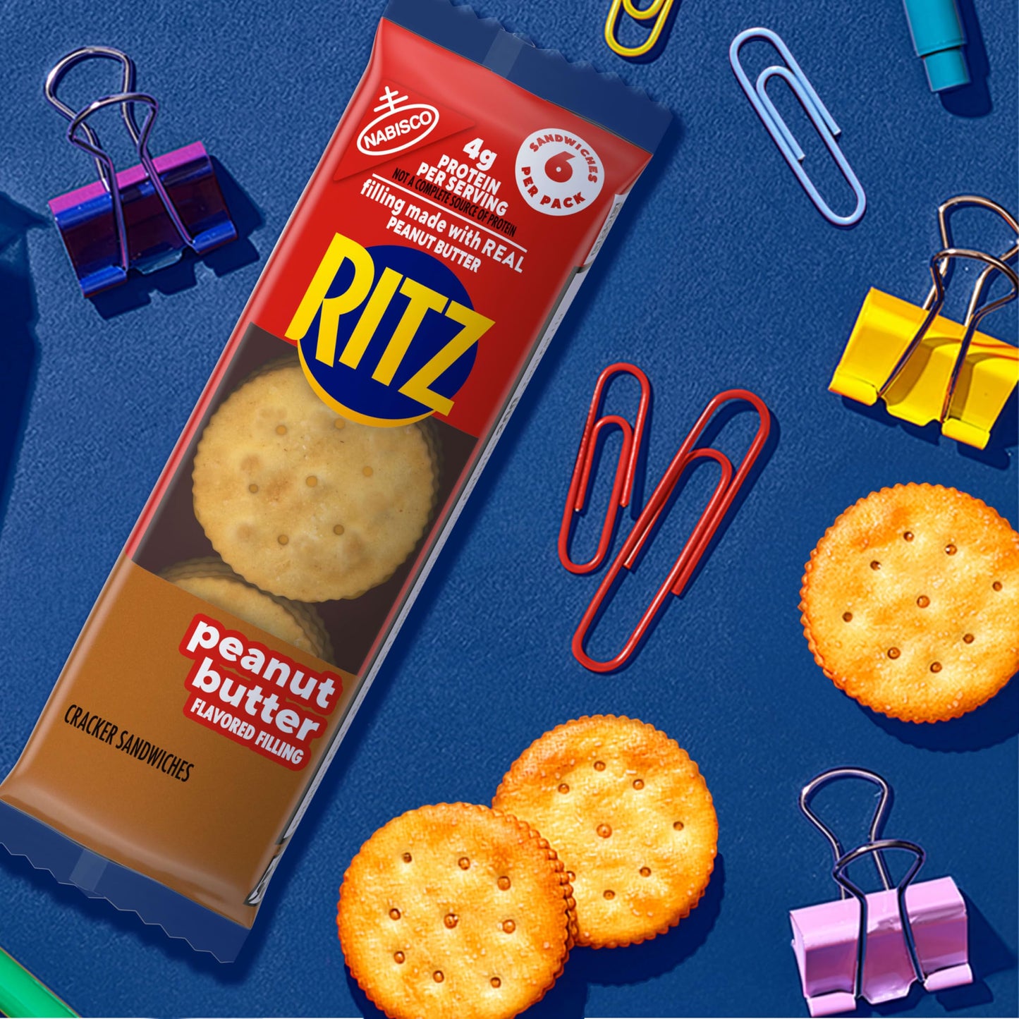 Peanut Butter Sandwich Crackers – Crisp & Creamy