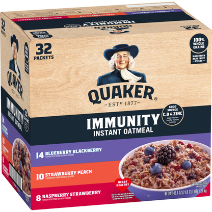 Instant Oatmeal – Maple Brown Sugar, 48 Packets