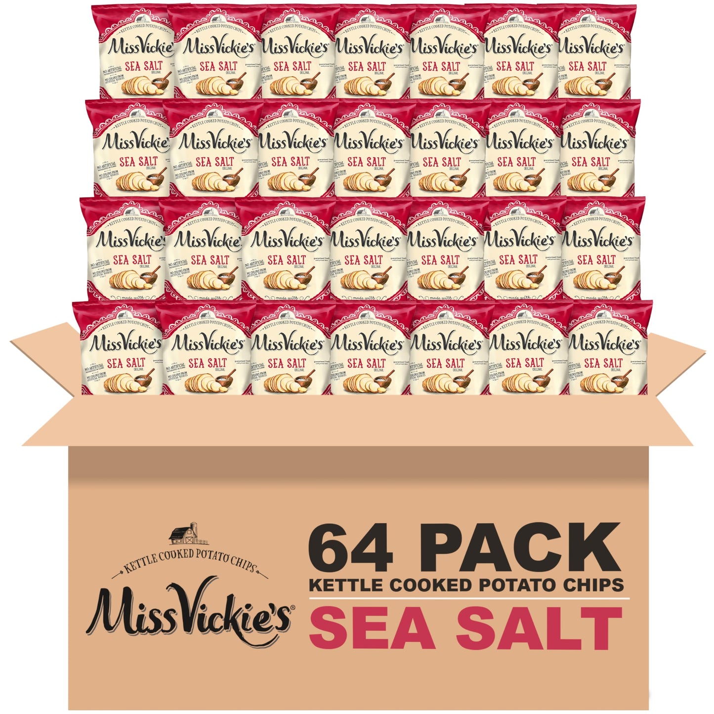 Kettle Cooked Potato Chips – 28-Pack Variety