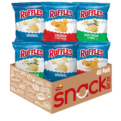 Original Ridged Potato Chips – 60 Snack Packs