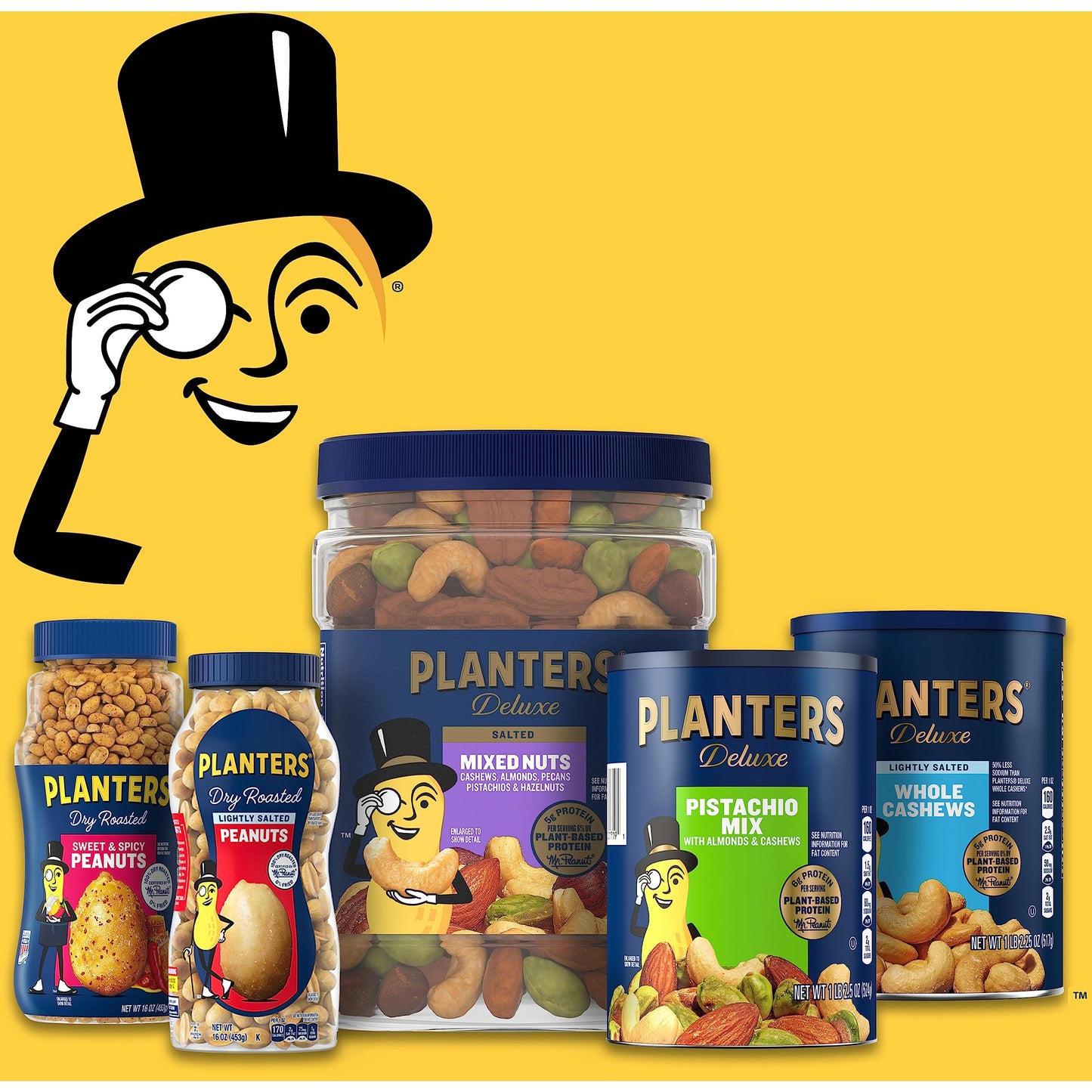 Salted Mixed Nuts – Plant-Based Protein, 27 oz
