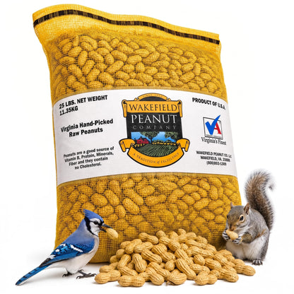 Raw Unsalted Peanuts – Natural Wildlife Feed