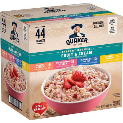 Instant Oatmeal – Maple Brown Sugar, 48 Packets