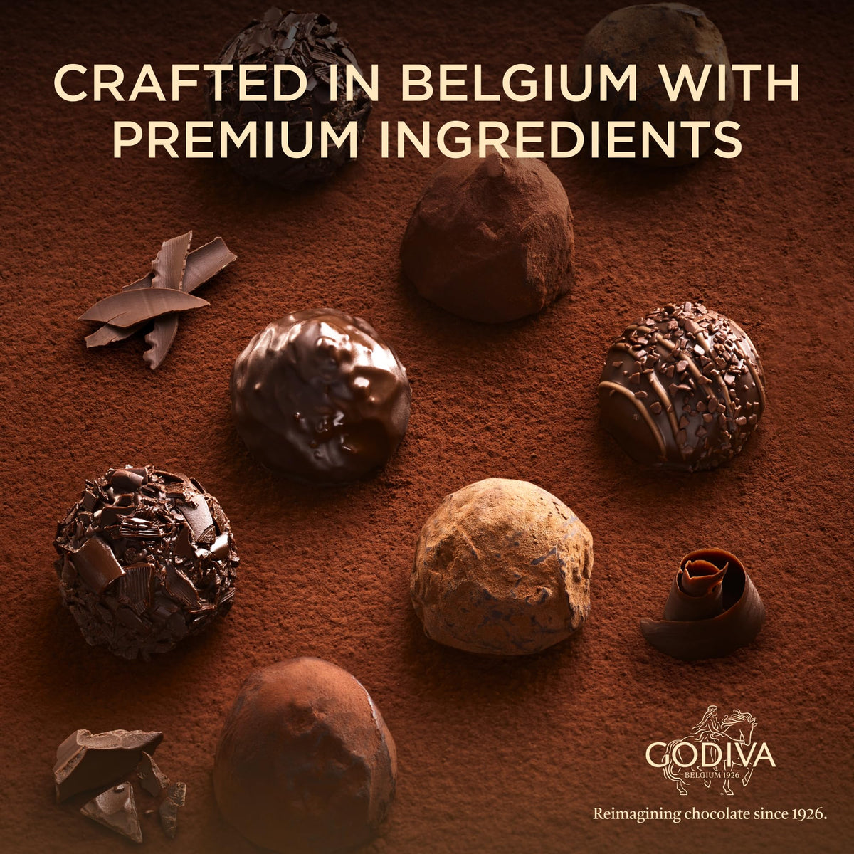 Belgian Chocolate Truffles – Ganache Gift Box