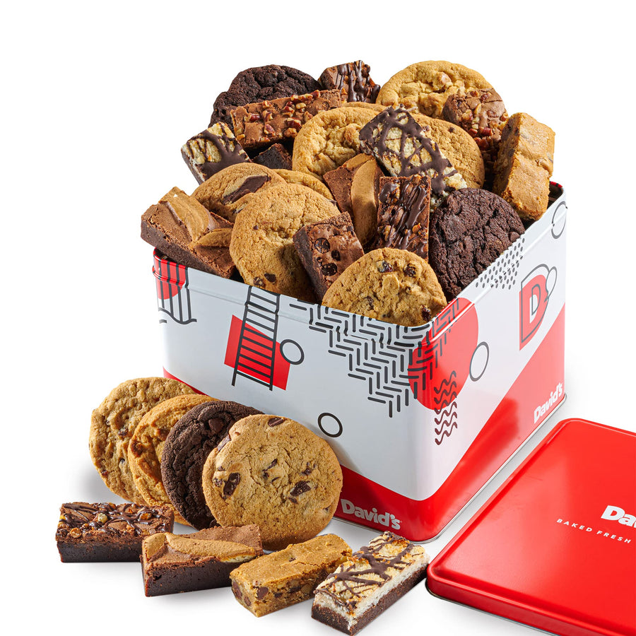 David’s Cookies Brownies Gift Basket